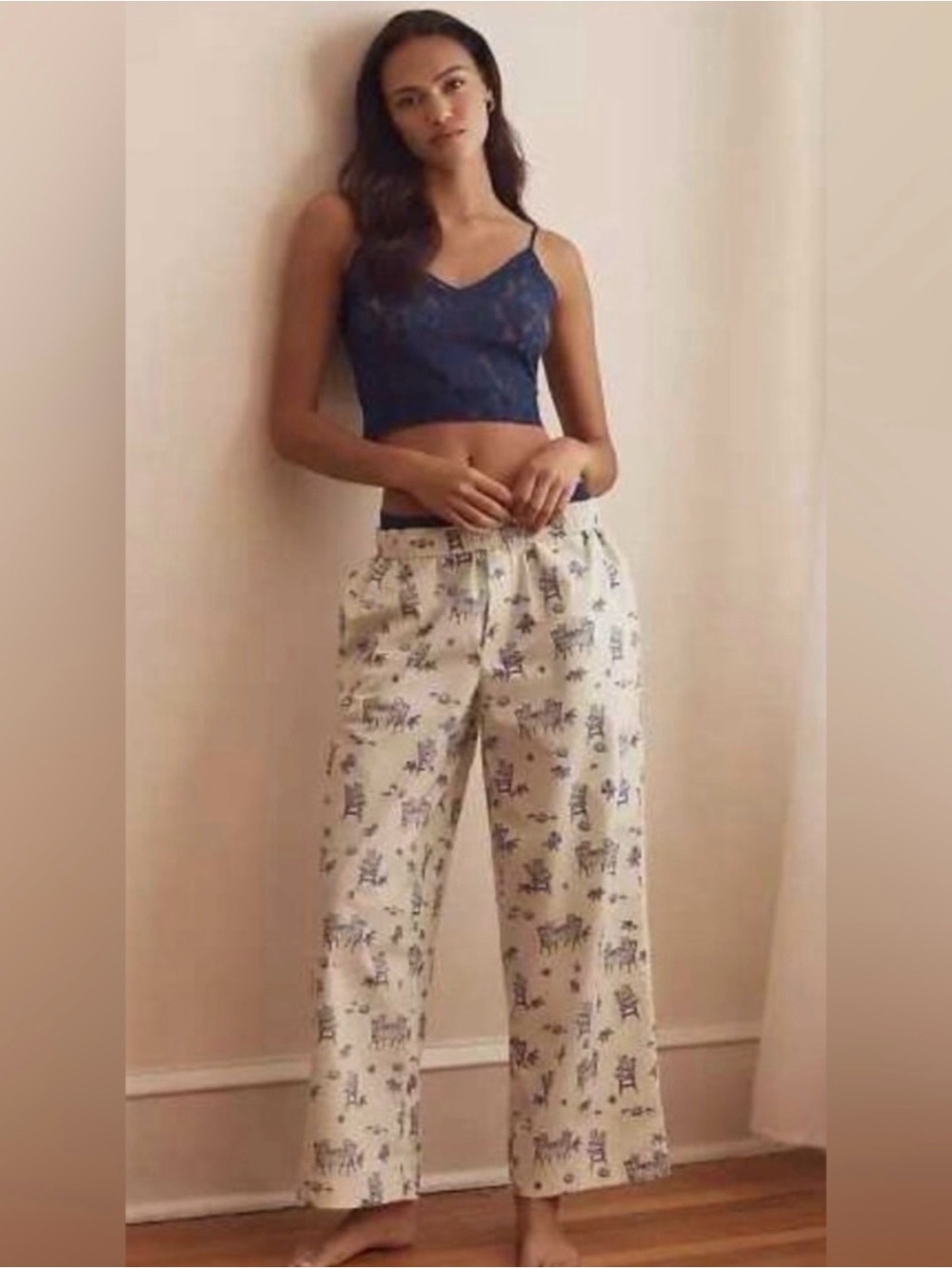 Anthropologie Wren Cat Tea Party Pajama Pants